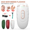Laser Epilator 990000 Flash  depilador laser Permanent Laser hair remover for Women Home IPL Flash Laser Photoepilator Dropship