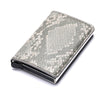 ZOVYVOL Custom Made Aluminum Metal Wallet Credit Card Holder Automatic PU Leather Antitheft Rfid Blocking Wallet Passport Holder