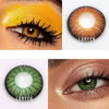 2pcs/pair Colorful Contact Lenses for Eyes 3 Tone Vika tricolor Series Colored lenses Eyes Color Eye Contacts Retail&Wholesale