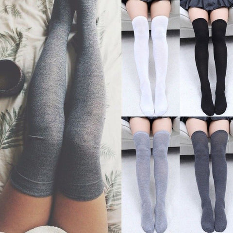 Women Socks Stockings Warm Thigh High Over The Knee Socks Long Cotton Stockings Medias Sexy Stockings Medias