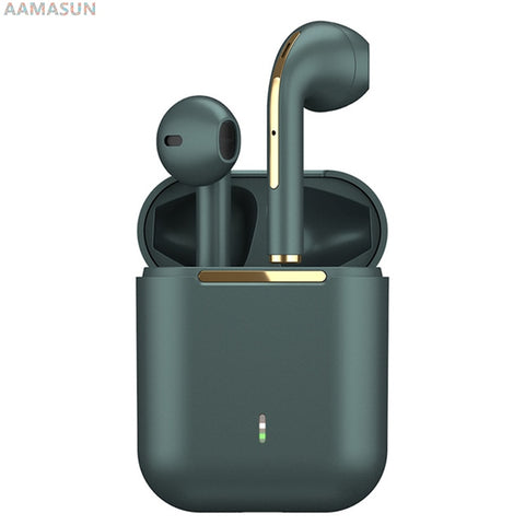 Aamasun J18 TWS Bluetooth Headphones Stereo True Wireless Headset Earbuds In Ear Handsfree Earphones Ear Buds For Mobile Phone