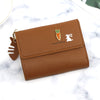 cute wallet coin purse for girls lady&#39;s card bag wallet multifunctional rabbit and carrot coin purse
