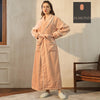 CEARPION Lovers Robe Women Winter Flannel Bathrobe Thicken Warm Kimono Bath Gown Sleepwar Night Wear Plus Size 3XL Nightgown