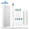 Seago Sonic Rechargeable Electric Toothbrush with 3 Replacement Brush Heads 2 Minutes Timer &amp; 4 Brushing Modes Waterproof SG551