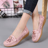 Sneakers Women Flats Summer Women Genuine Leather Shoes with Low Heels Slip on Casual Flat Shoes Women Dance Soft Nurse Shoes