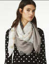 Foreign trade original single Italian liujo autumn and winter new printing fashion shawl scarf