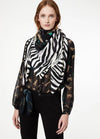 Foreign trade original single Italian liujo autumn and winter new printing fashion shawl scarf